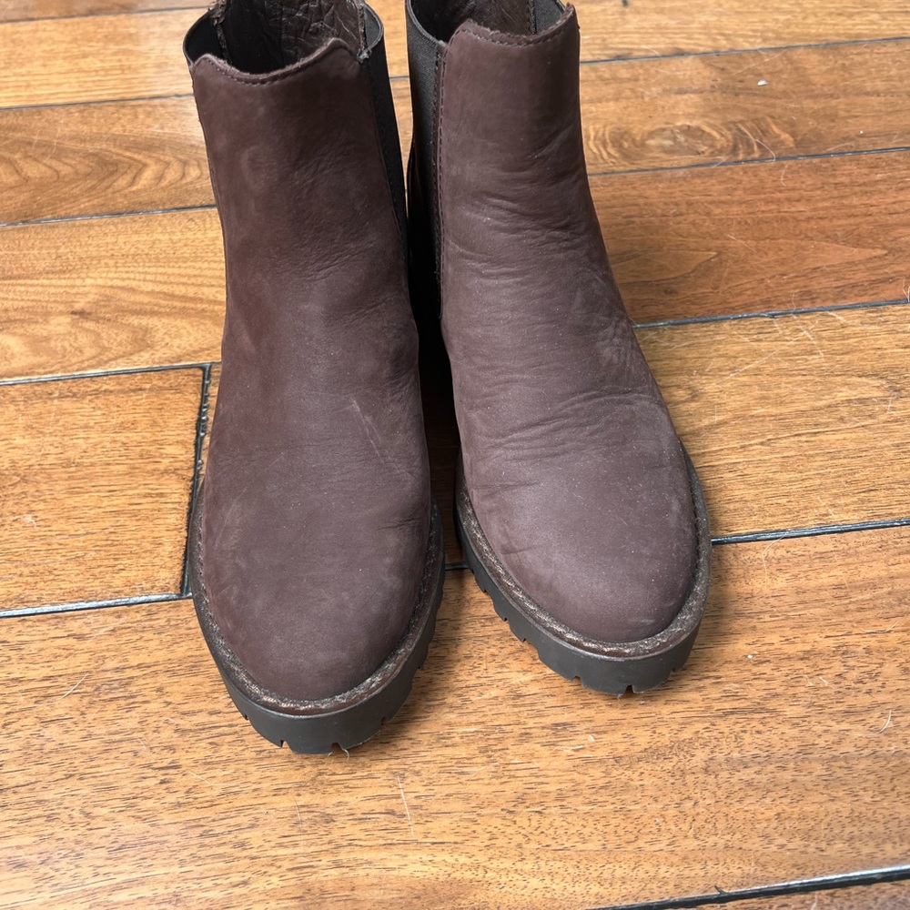 Thursday Boot Company Brown Chelsea Lug Ankle Boots
